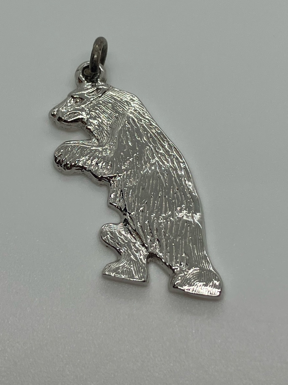 Vtg Sterling Silver Moosonee Ontario Bear Souvenir Charm